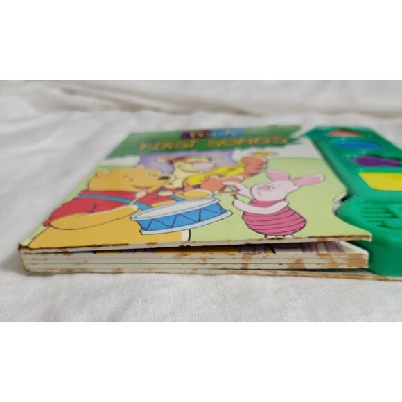 Disney Book Winnie the Pooh First Songs 1998 Hardback children's works see video - Picture 4 of 6